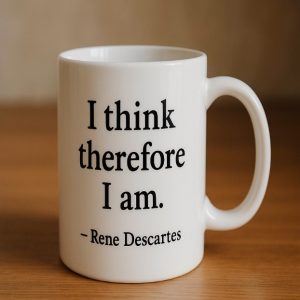 COFFEE MUG (René Descartes)