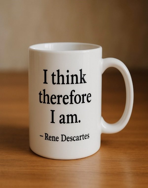 COFFEE MUG (René Descartes)