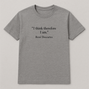 T-SHIRT (René Descartes)